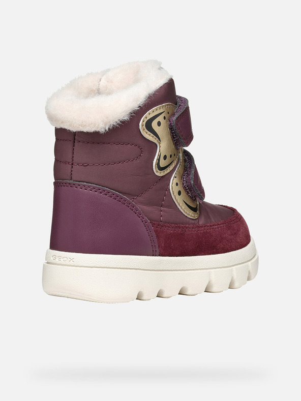 Geox Burgundy Mädchen Winterschuhe Geox Willaboo B A