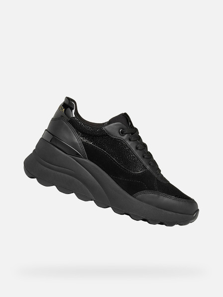 Geox Schwarze Damen-Sneaker Geox Spherica EC13