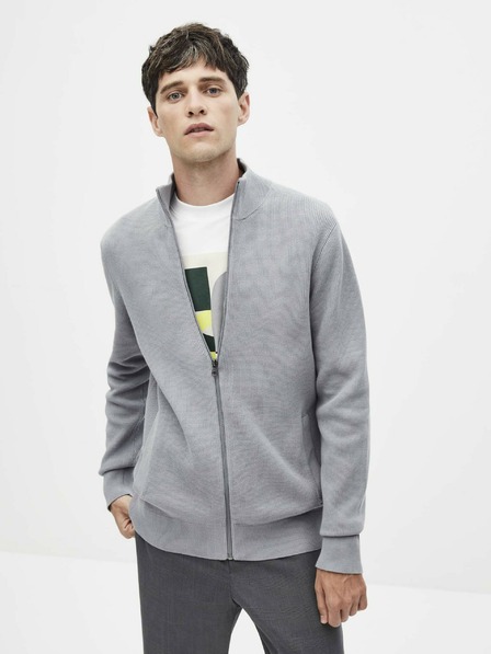 Celio Hellgraue Strickjacke Celio Sewoof