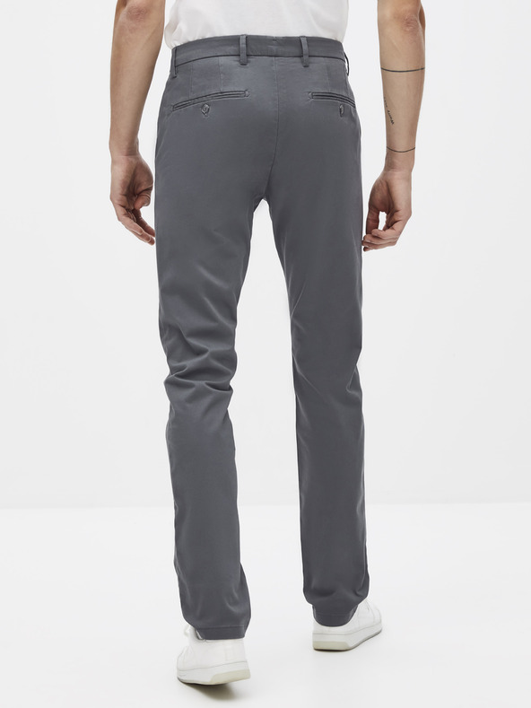 Celio Graue Chino-Hose Celio Pobelt