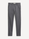 Celio Graue Chino-Hose Celio Pobelt