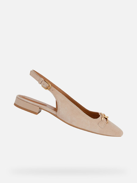 Geox Cremefarbene Damen-Ballerinas Geox Charyssa