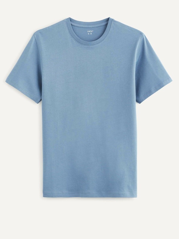 Celio Blaues Basic-Hemd Celio Tebase