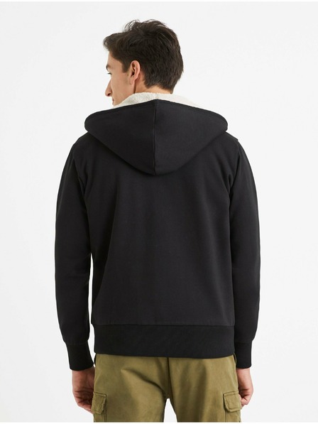 Celio Schwarzer Herren Celio Vesherpax Hoodie