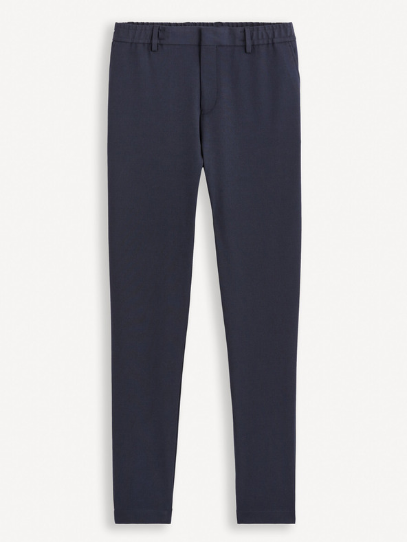 Celio Dunkelblaue Herren-Cropped-Hose Celio Coseverin