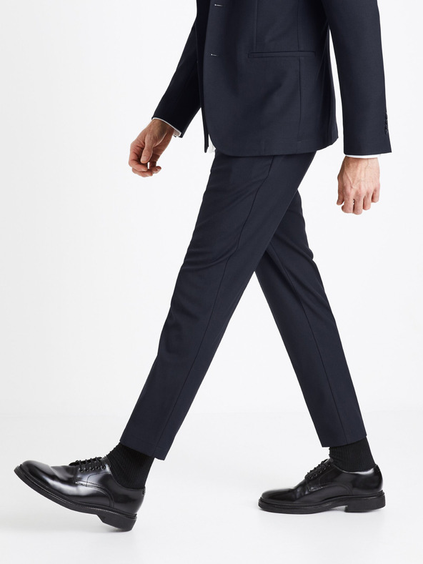 Celio Dunkelblaue Herren-Cropped-Hose Celio Coseverin