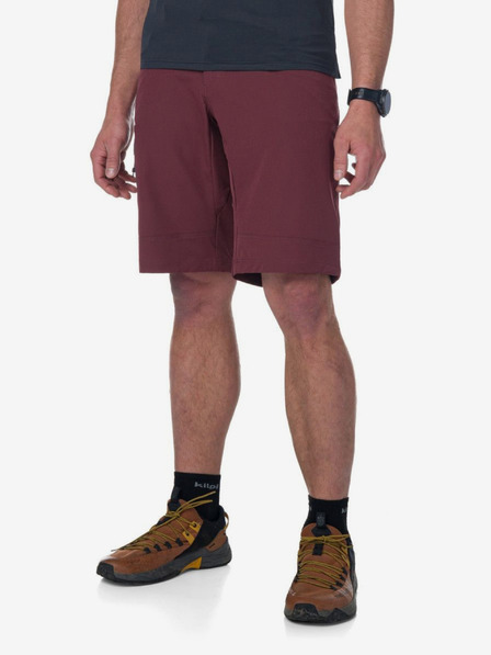 Kilpi Burgunderfarbene Sportshorts für Männer Kilpi NAVIA