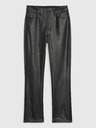 GAP Schmale Hose aus Kunstleder high rise GAP