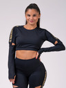 Nebbia Honey Bunny Crop Top 821 - Schwarz