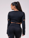 Nebbia Honey Bunny Crop Top 821 - Schwarz