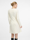 Orsay Cremefarbenes knielanges Damenkleid ORSAY