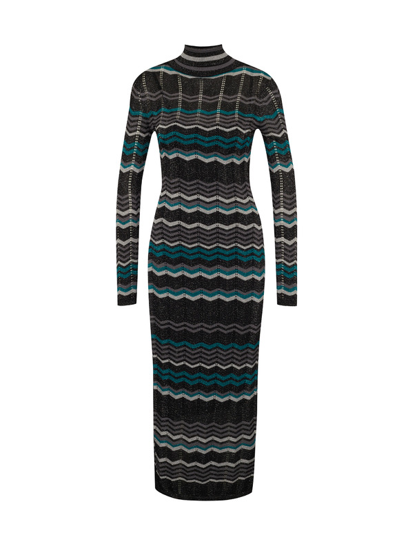 Orsay Schwarzes Damen Midikleid ORSAY