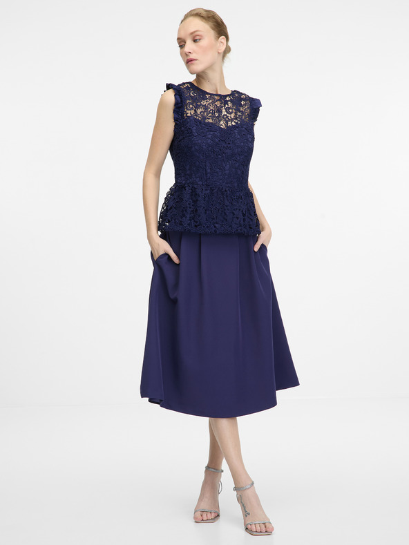 Orsay Dunkelblaue Damenbluse ORSAY