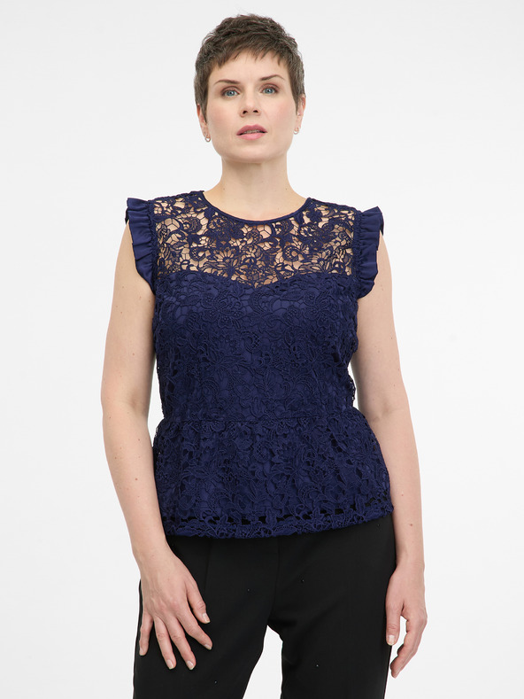 Orsay Dunkelblaue Damenbluse ORSAY