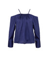 Orsay Dunkelblaue Damenbluse mit freien Schultern ORSAY