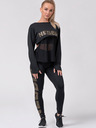 Nebbia Schwarze Damen-Sport-Leggings Nebbia
