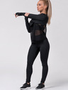 Nebbia Schwarze Damen-Sport-Leggings Nebbia