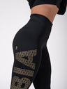 Nebbia Schwarze Damen-Sport-Leggings Nebbia