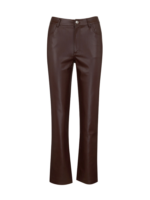 Orsay Schwarze Damen Kunstlederhose ORSAY