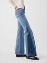 GAP 70s Flare High Rise Patch Jeans GAP