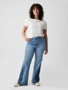 GAP 70s Flare High Rise Patch Jeans GAP