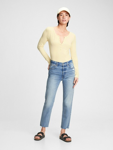 GAP Jeans cheeky straight high rise distressed GAP