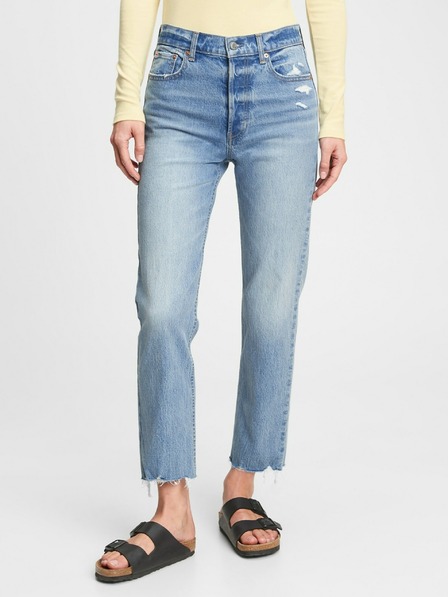 GAP Jeans cheeky straight high rise distressed GAP