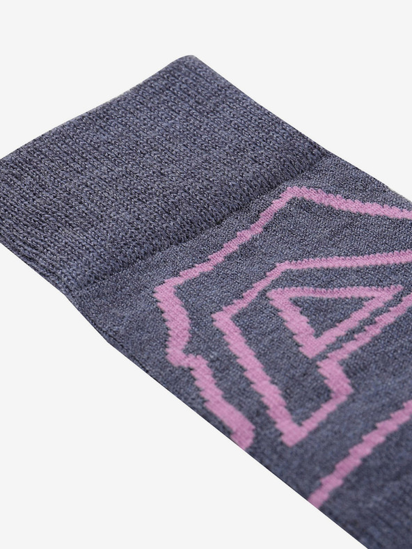 ALPINE PRO Graue Damen-Socken aus Merinowolle ALPINE PRO Phalte