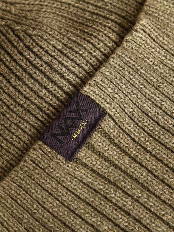 NAX Khakifarbene gerippte Damenmütze NAX Zolte