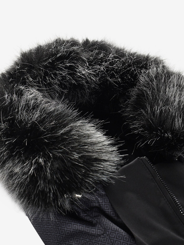 ALPINE PRO Schwarze Damen-Skijacke mit Membrane PTX ALPINE PRO Olada