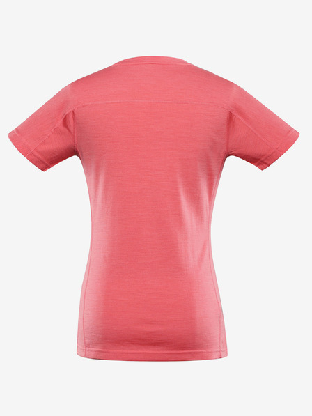 ALPINE PRO Damen-T-Shirt aus Merinowolle ALPINE PRO WOOLENA 2 calypso coral