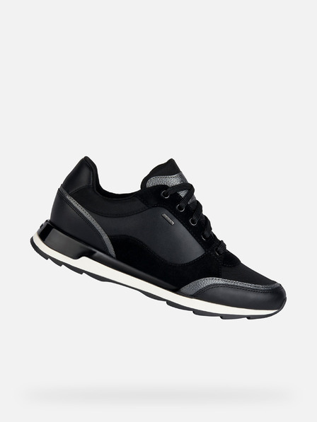 Geox Schwarz Damen Geox New aneko Turnschuhe b abx