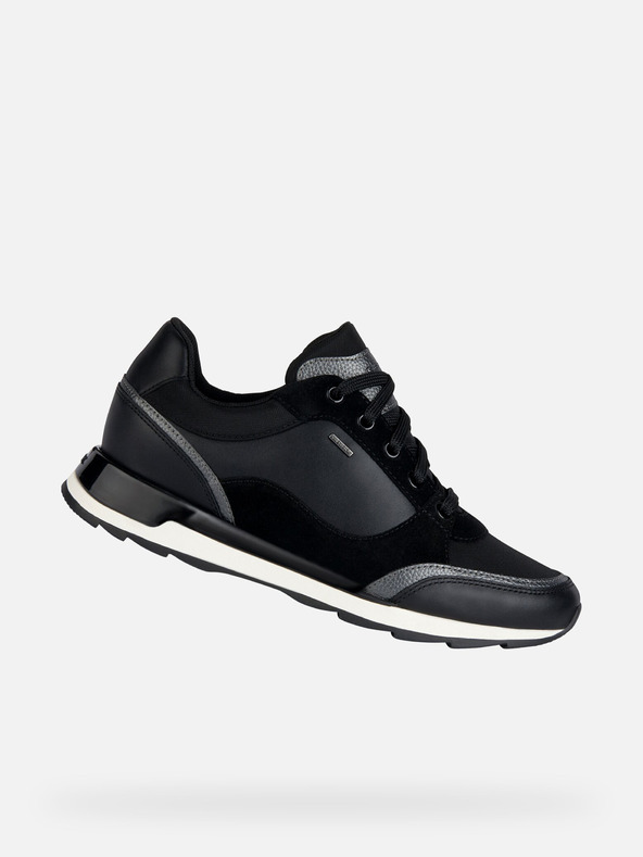 Geox Schwarz Damen Geox New aneko Turnschuhe b abx