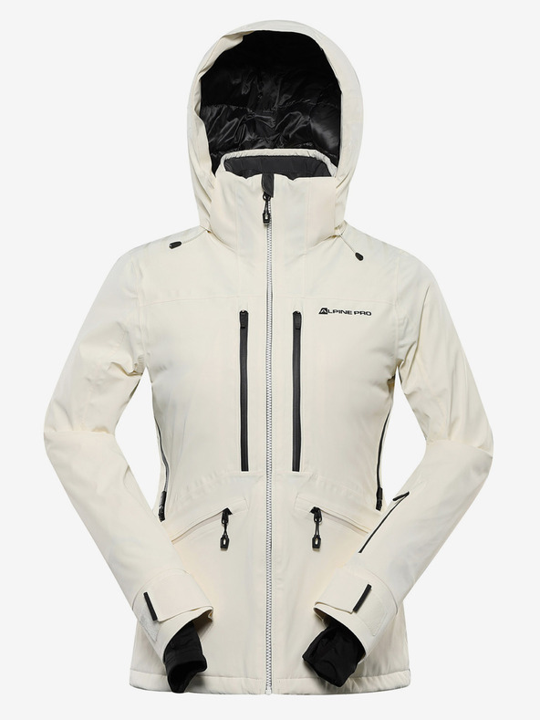 ALPINE PRO Damen-Skijacke mit ptx-Schneemembran ALPINE PRO REASA creme