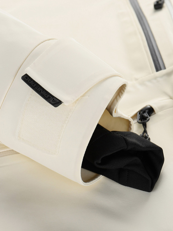 ALPINE PRO Damen-Skijacke mit ptx-Schneemembran ALPINE PRO REASA creme