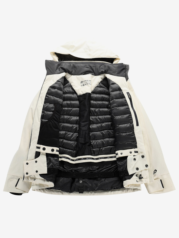 ALPINE PRO Damen-Skijacke mit ptx-Schneemembran ALPINE PRO REASA creme