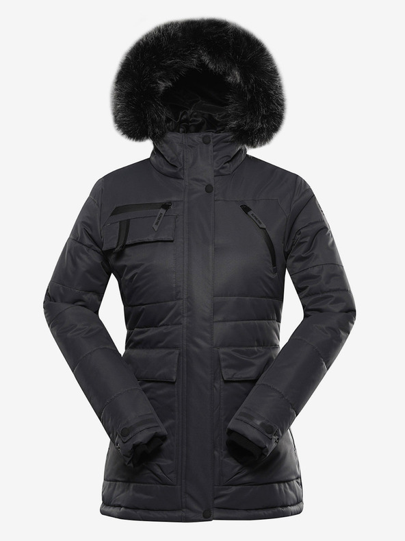 ALPINE PRO Damen ptx-Membranjacke ALPINE PRO WERDA dk.true grau