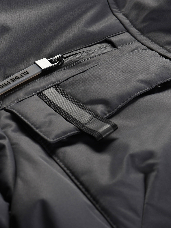 ALPINE PRO Damen ptx-Membranjacke ALPINE PRO WERDA dk.true grau