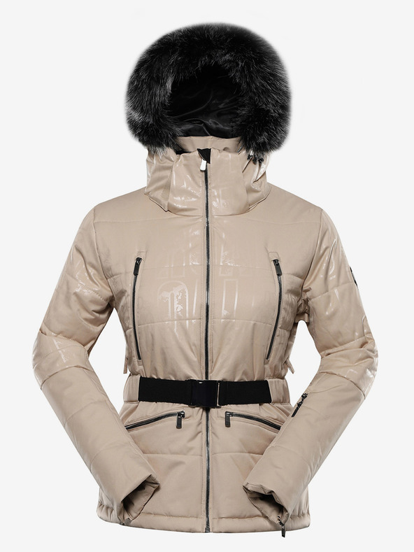 ALPINE PRO Damen-Skijacke mit Ptx-Membran snow ALPINE PRO DAMA weiß pfeffer