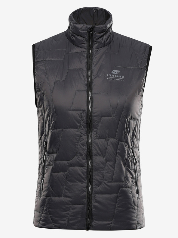 ALPINE PRO Ultraleichte Damenweste mit Imprägnierung ALPINE PRO BERFA dk.true gray