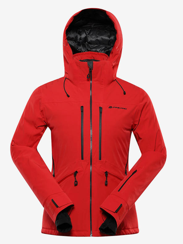 ALPINE PRO Damen-Skijacke mit ptx-Schneemembran ALPINE PRO REASA olympic red