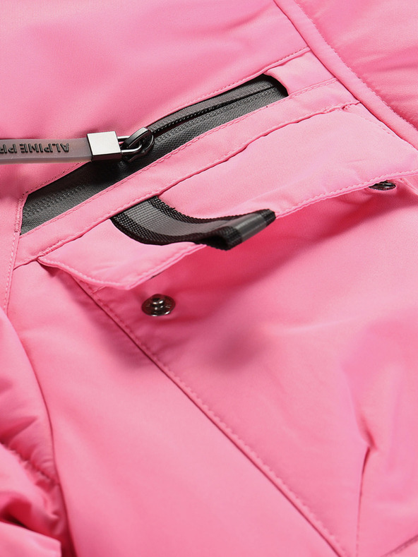 ALPINE PRO Damenjacke mit Membran ptx ALPINE PRO WERDA rosa cosmos