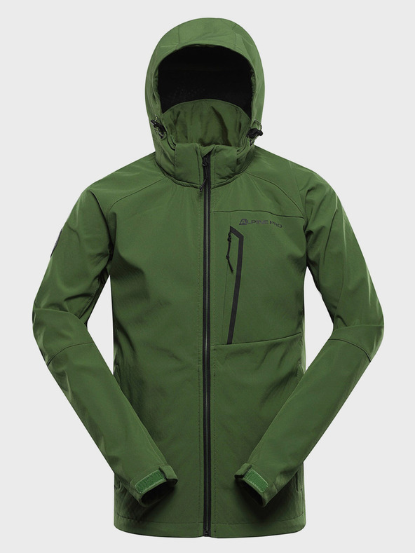 ALPINE PRO Grüne Herren Alpine Pro Hoor Softshelljacke mit Membran