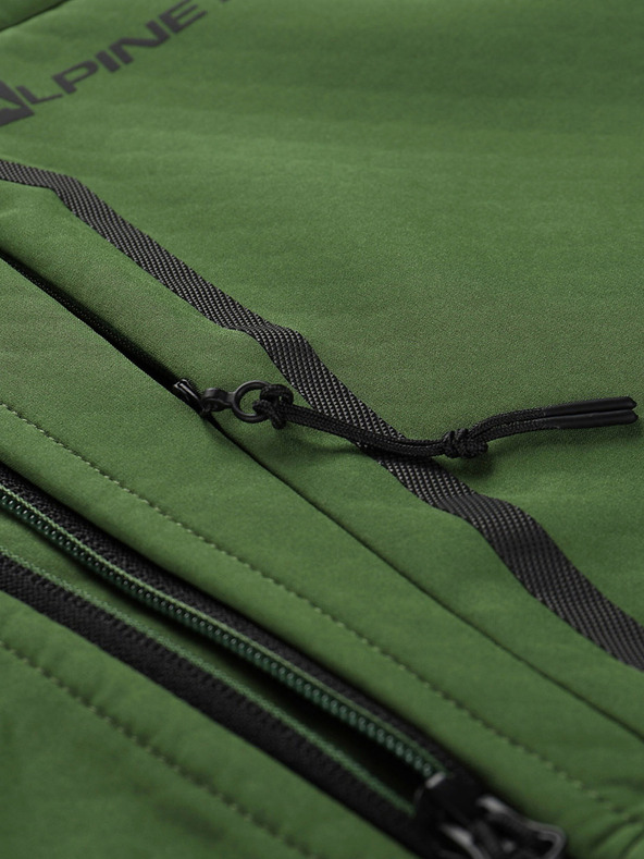 ALPINE PRO Grüne Herren Alpine Pro Hoor Softshelljacke mit Membran