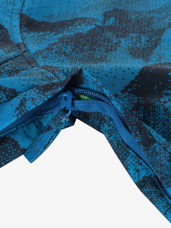 ALPINE PRO Blaue Kinder-Softshell-Jacke mit Membran Alpine Pro Ezoro