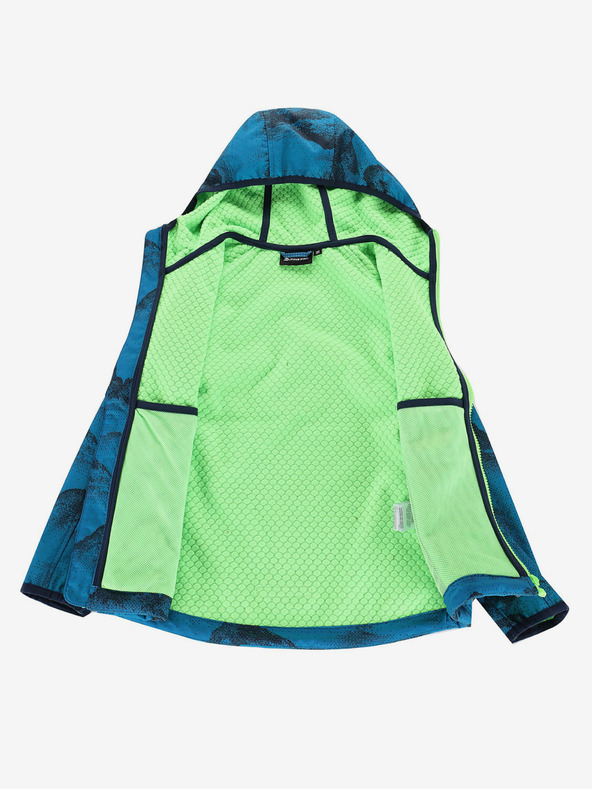 ALPINE PRO Blaue Kinder-Softshell-Jacke mit Membran Alpine Pro Ezoro