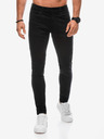 Edoti Schwarze Slim Fit Herrenjeans Edoti