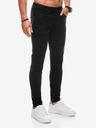 Edoti Schwarze Slim Fit Herrenjeans Edoti