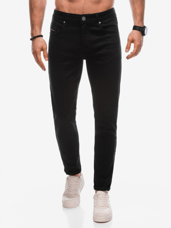 Edoti Schwarze Herrenjeans Edoti