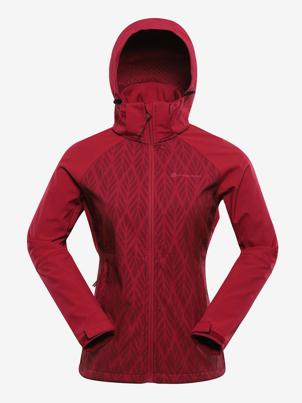 ALPINE PRO Rosa und lila Damen-Softshell-Jacke mit Membrane Alpine Pro Hoora